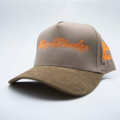 The Sueded Bill Podium Cap