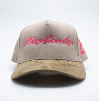 The Sueded Bill Podium Cap